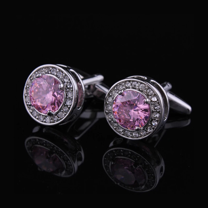 DY New High-end Cufflinks Luxury Design Silver Fashion Men's Shirts Cuff Button Round Trendy Purple Crystal Cufflinks Whlesale
DY New High-end Cufflinks Luxury Design Silver Fashion Men's Shirts Cuff Button Round Trendy Purple Crystal Cufflinks Whlesale