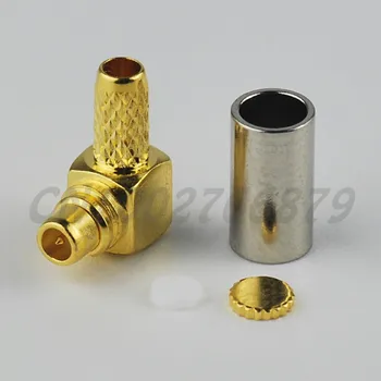 100pcs RF electrical wire terminal connector MMCX Crimp Plug Right Angle male connector for coaxial cable RG316 RG174 LMR100
100pcs RF electrical wire terminal connector MMCX Crimp Plug Right Angle male connector for coaxial cable RG316 RG174 LMR100