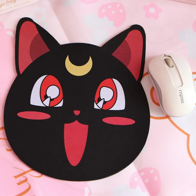 Anime Sailor Moon Luna Cat Computer Mouse Padding Gaming Mouse Pads Mat Black Cute Animals Soft Rubber Mice Pad Cosplay Prop New
Anime Sailor Moon Luna Cat Computer Mouse Padding Gaming Mouse Pads Mat Black Cute Animals Soft Rubber Mice Pad Cosplay Prop New