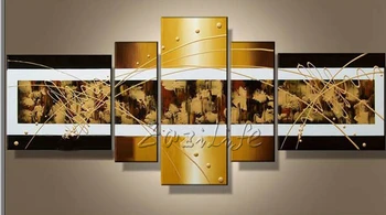 Cuadros Decoracion 5 piece panel canvas art Modern abstract hand painted picture oil painting 29
Cuadros Decoracion 5 piece panel canvas art Modern abstract hand painted picture oil painting 29