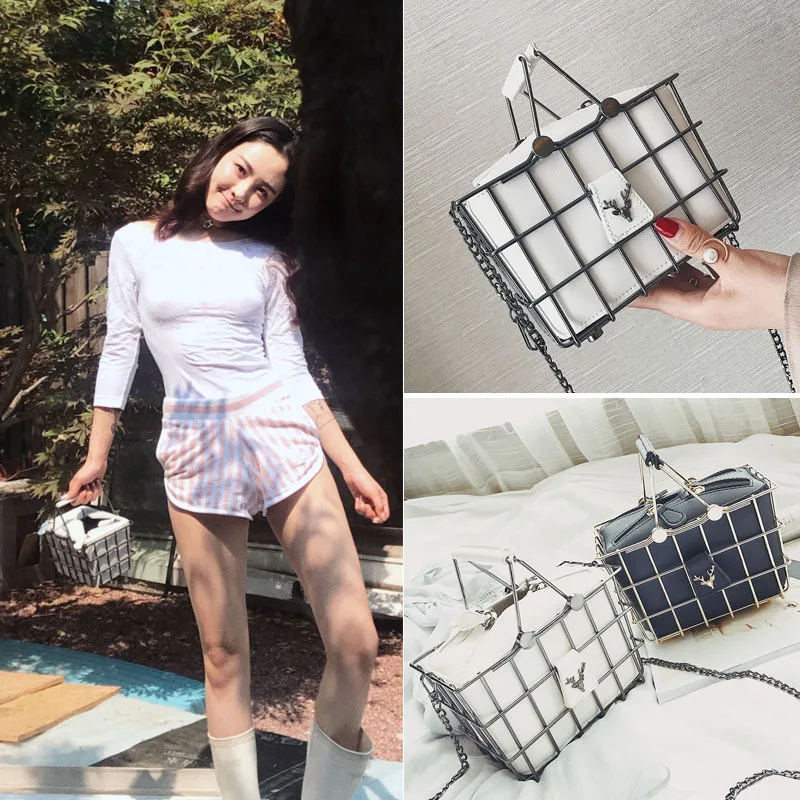 2019 New summer Retro personality chain small box bag handbag box shoulder oblique strap
2019 New summer Retro personality chain small box bag handbag box shoulder oblique strap