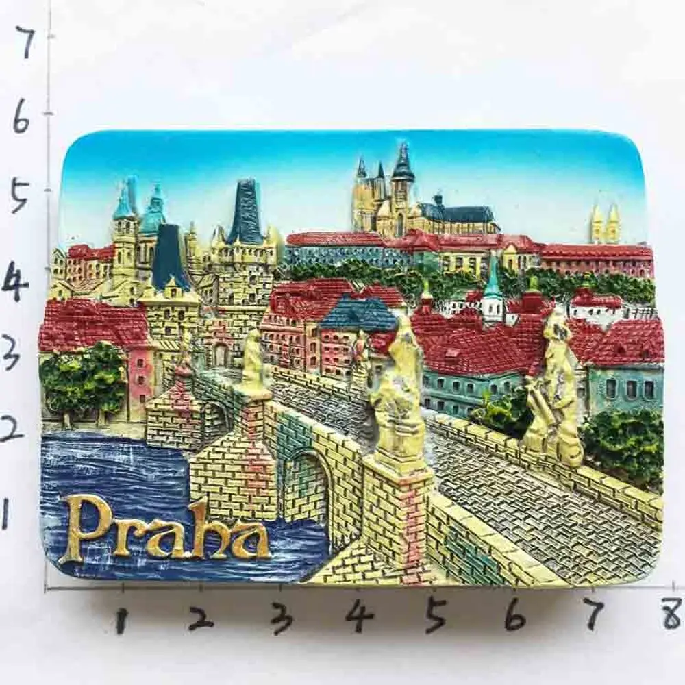 Czech Prague Charles Bridge Vltava River Fridge Magnet Travel Tourist Souvenirs Refrigerator Magnetic Stickers Home Decoration
Czech Prague Charles Bridge Vltava River Fridge Magnet Travel Tourist Souvenirs Refrigerator Magnetic Stickers Home Decoration