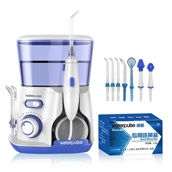 Waterpulse V300 5pcs Tips Oral Dental Water Flosser Irrigator 800ml Water Floss Oral Hygiene Dental Flosser Water Flossing
Waterpulse V300 5pcs Tips Oral Dental Water Flosser Irrigator 800ml Water Floss Oral Hygiene Dental Flosser Water Flossing