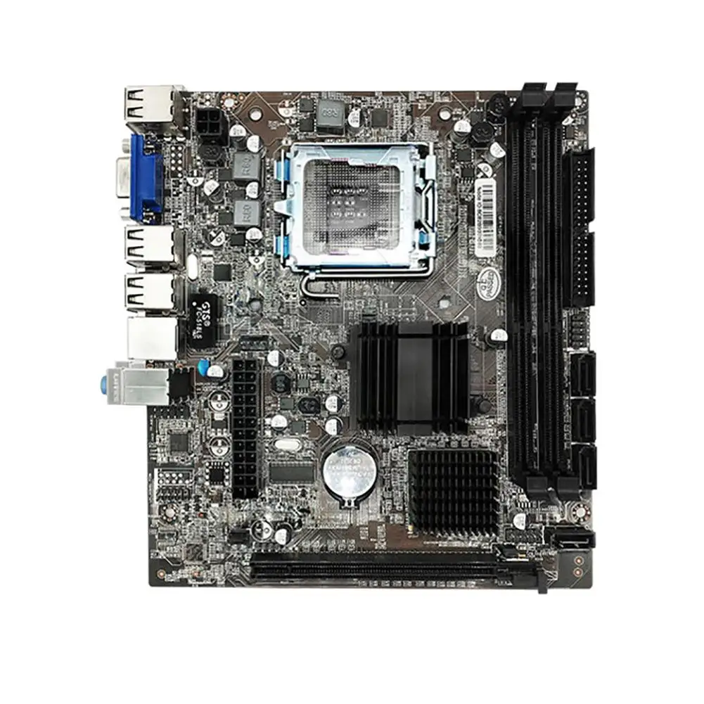 G41 Desktop Motherboard LGA771/775 Pin Dual-core Quad-core M-ATX Plate Type Motherboard For DDR3 8G PCIE 16x SATA2.0 E5430 CPU
G41 Desktop Motherboard LGA771/775 Pin Dual-core Quad-core M-ATX Plate Type Motherboard For DDR3 8G PCIE 16x SATA2.0 E5430 CPU