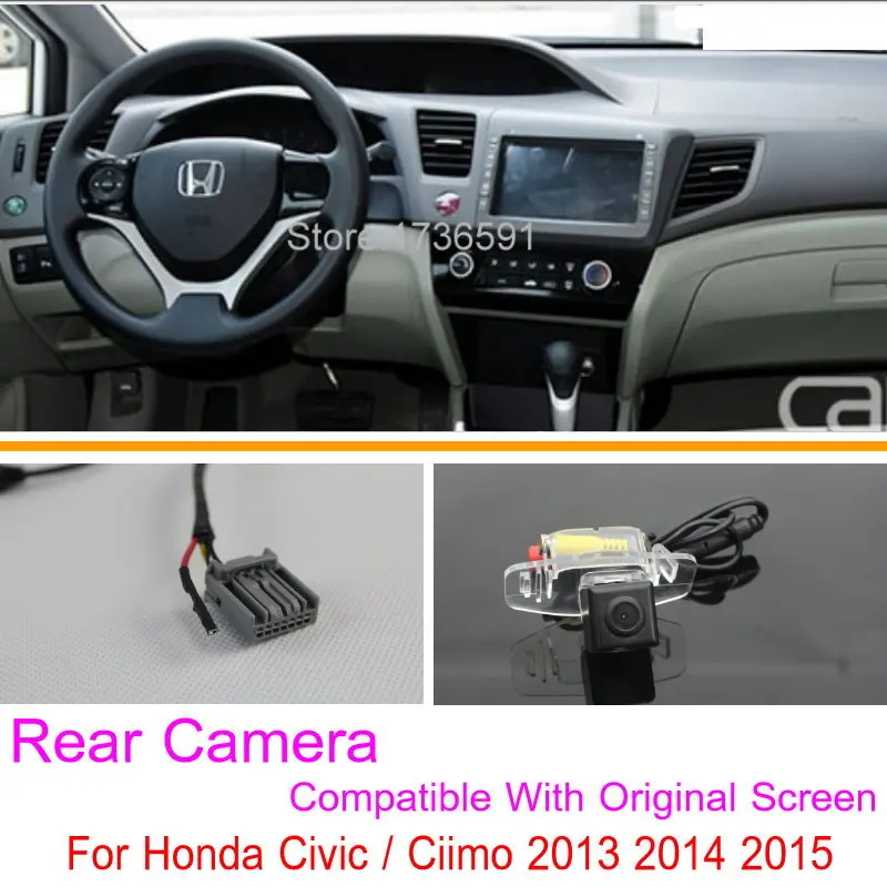 For Honda Civic / Ciimo 9th Generation 2013~2015 Original Screen Compatible / Car Rear View Camera / Back Up Reverse Camera Sets
For Honda Civic / Ciimo 9th Generation 2013~2015 Original Screen Compatible / Car Rear View Camera / Back Up Reverse Camera Sets