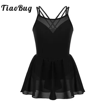 TiaoBug Girls Spaghetti Straps Mesh Splice Ballet Tutu Dance Leotard Chiffon Dress Kids Lyrical Dance Costume Gymnastics Leotard
TiaoBug Girls Spaghetti Straps Mesh Splice Ballet Tutu Dance Leotard Chiffon Dress Kids Lyrical Dance Costume Gymnastics Leotard