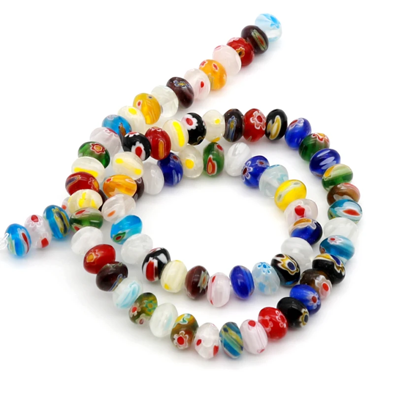 New Arrive Jewelry DIY Charm Spacer Beads Wholesale 375pcs/lot 8*5mm Flat Round Glass Lampwork Millefiori Beads For Jewelry
New Arrive Jewelry DIY Charm Spacer Beads Wholesale 375pcs/lot 8*5mm Flat Round Glass Lampwork Millefiori Beads For Jewelry