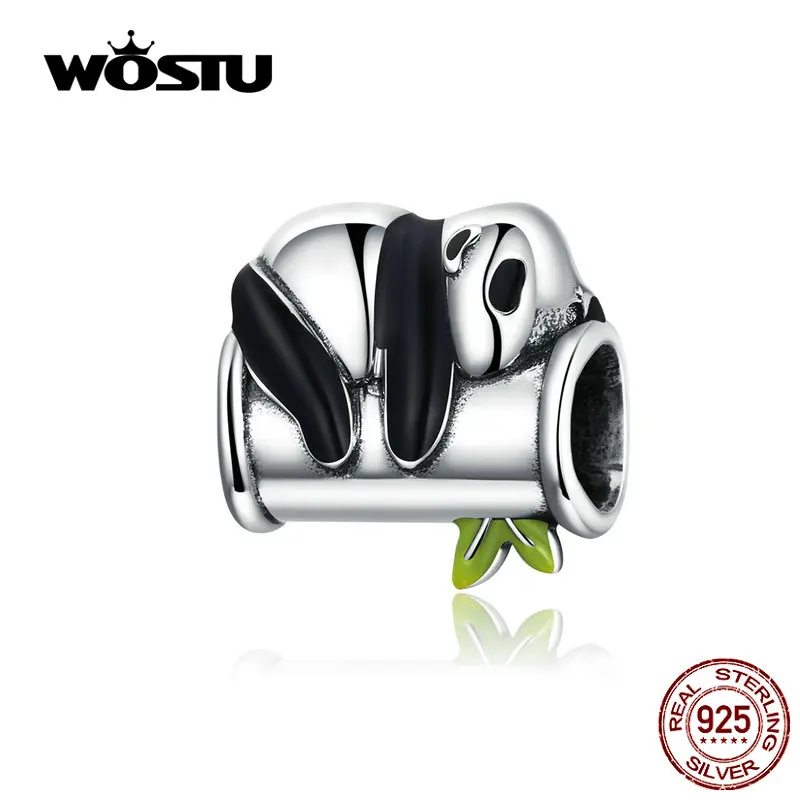 WOSTU 2019 New Green Bamboo & Panda Beads Authentic 925 Sterling Silver Beads Charms Making Fashion DIY Jewelry CTC096
WOSTU 2019 New Green Bamboo & Panda Beads Authentic 925 Sterling Silver Beads Charms Making Fashion DIY Jewelry CTC096