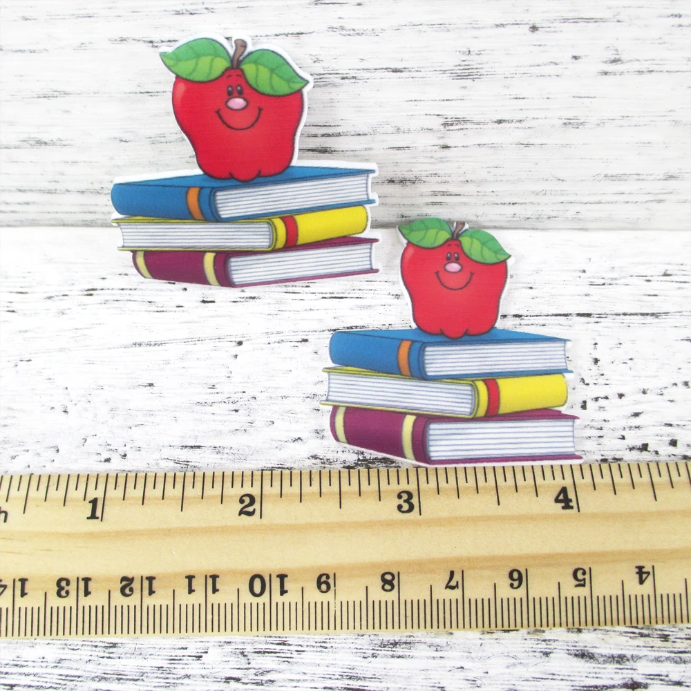 Back to Scholl Flat Back Planar Resin Apple School Bus Music Pattern DIY Hair Bow Decoration Craft scrapbooking,5Yc976
Back to Scholl Flat Back Planar Resin Apple School Bus Music Pattern DIY Hair Bow Decoration Craft scrapbooking,5Yc976