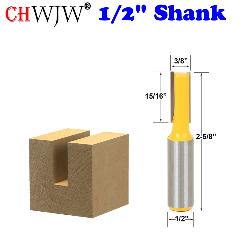 1 pc Straight/Dado Router Bit - 5/16"W x 15/16"H - 1/2" Shank Woodworking cutter Wood Cutting Tool - Chwjw 14157
1 pc Straight/Dado Router Bit - 5/16"W x 15/16"H - 1/2" Shank Woodworking cutter Wood Cutting Tool - Chwjw 14157