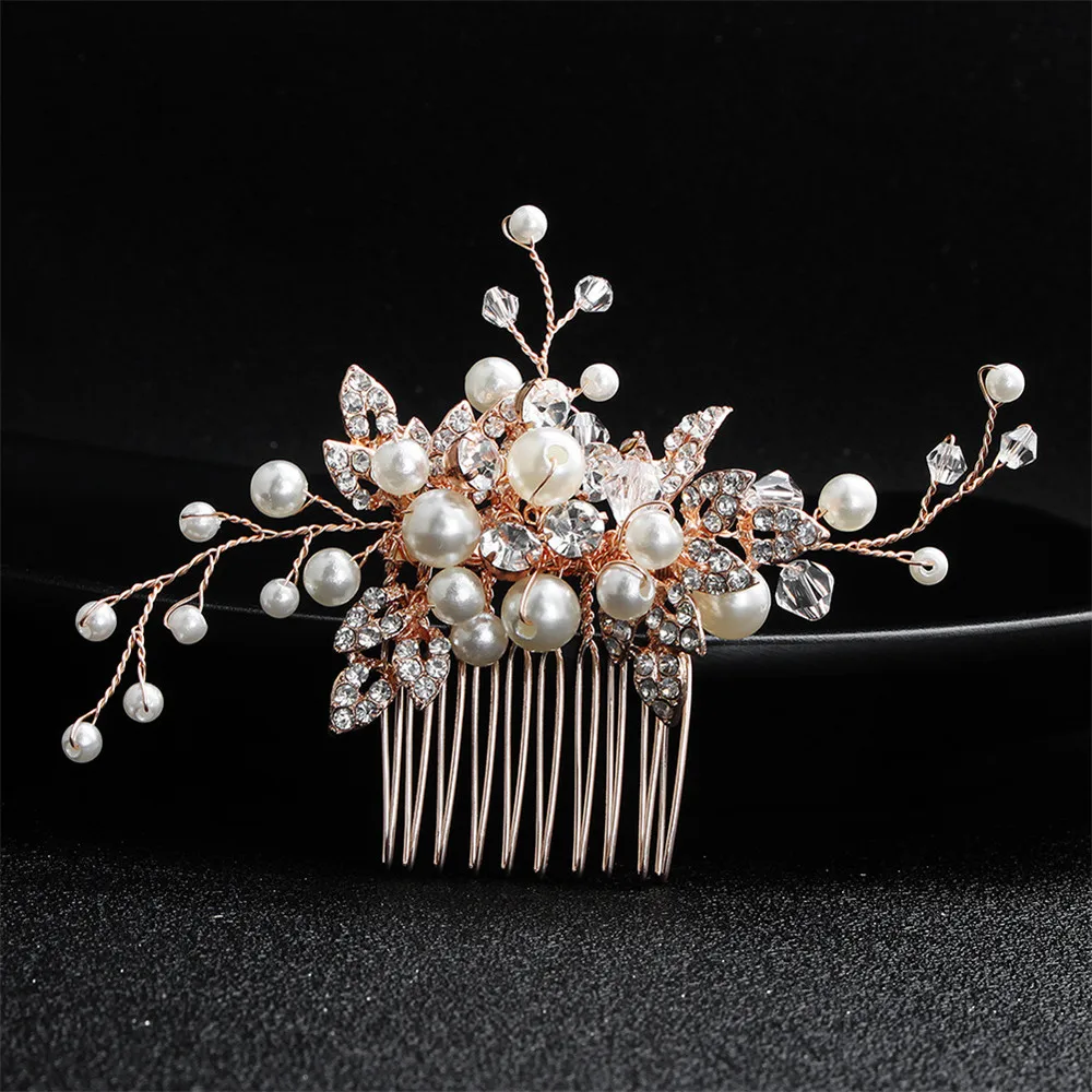 Gold Color Bridal Hair Comb Baroque Handmade Simulated Pearls Jewelry Accessories For Women Wedding Hair Headpieces
Gold Color Bridal Hair Comb Baroque Handmade Simulated Pearls Jewelry Accessories For Women Wedding Hair Headpieces