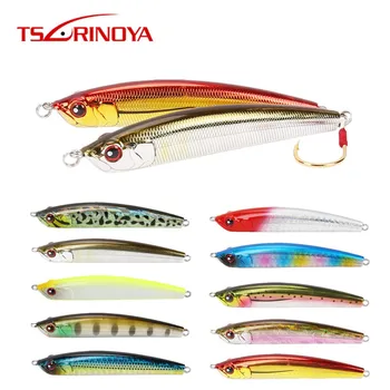TSURINOYA DW57 Sinking Pencil Fishing Lure 80mm 14.3g Hard Fishing Bait Single Hook Isca Artificial Bait Pesca Leurre Peche
TSURINOYA DW57 Sinking Pencil Fishing Lure 80mm 14.3g Hard Fishing Bait Single Hook Isca Artificial Bait Pesca Leurre Peche
