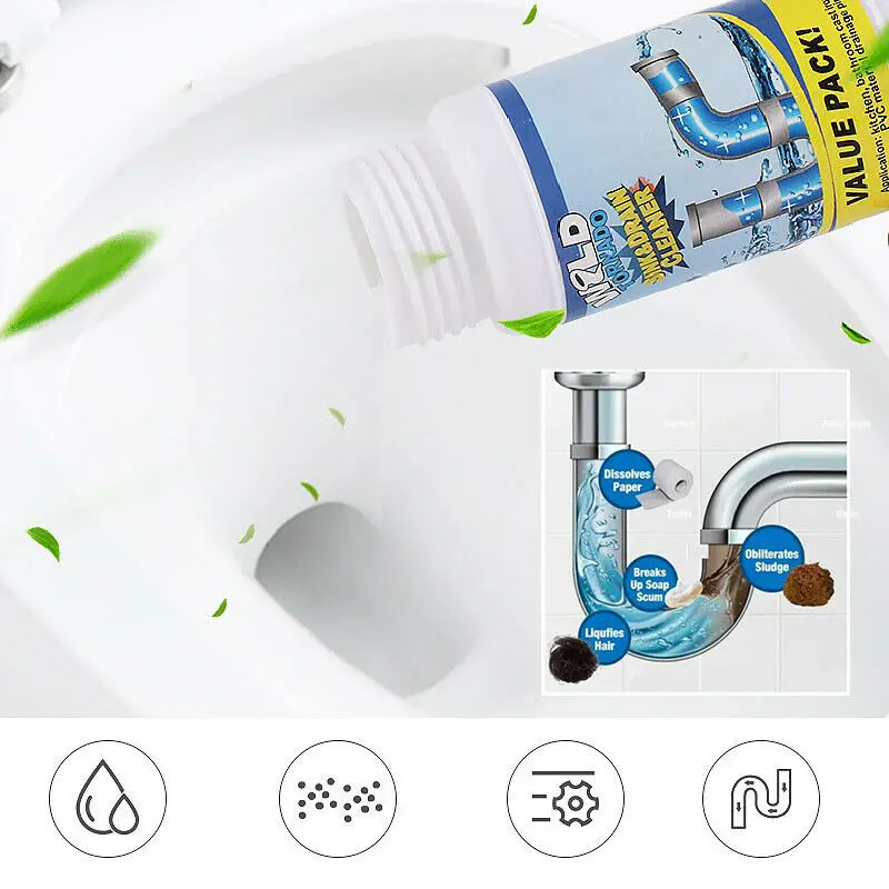 New Arrivals Powerful Sink & Drain Cleaner Pipe Dredging Agent Sewer Toilet Dredge Drain Cleaner Bathroom Hair Filter Strainer
New Arrivals Powerful Sink & Drain Cleaner Pipe Dredging Agent Sewer Toilet Dredge Drain Cleaner Bathroom Hair Filter Strainer