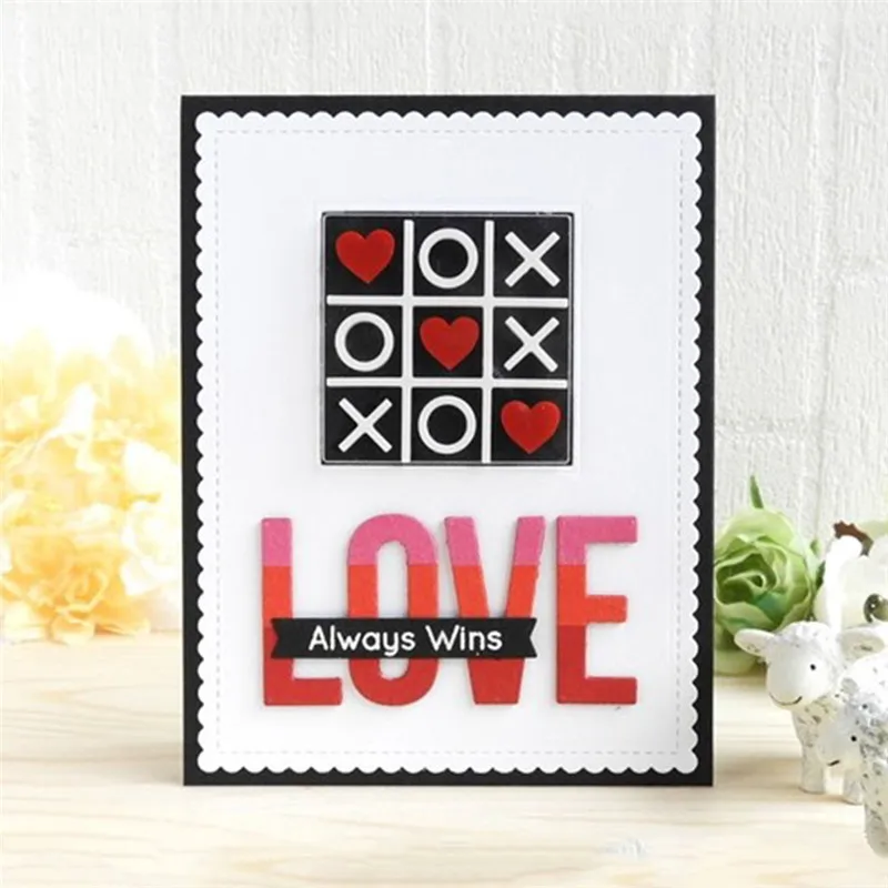 InLoveArts Dies Tic Tac Toe XO Heart Frame Metal Cutting Dies Stencils Scrapbooking Card Making Embossing Paper Crafts 2018 New
InLoveArts Dies Tic Tac Toe XO Heart Frame Metal Cutting Dies Stencils Scrapbooking Card Making Embossing Paper Crafts 2018 New