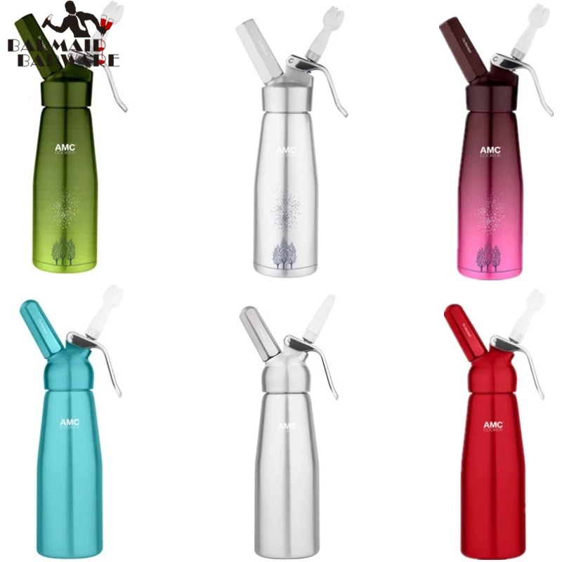 AMC 500ML Artisan Whipped Cream Dispenser, Cream Whipper with Decorating Nozzles Made of Aluminum
AMC 500ML Artisan Whipped Cream Dispenser, Cream Whipper with Decorating Nozzles Made of Aluminum