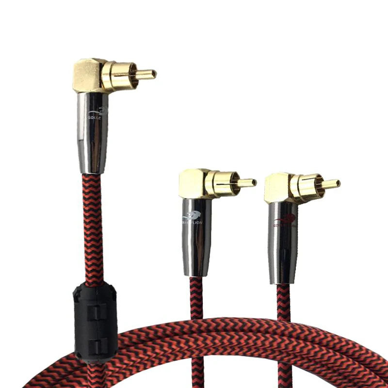 Audiophile Audio Cable RCA to 2 RCA Splitter Cable Amplifier Decoder Subwoofer Speaker Hifi Angled RCA Splitter Y Cable 1M
Audiophile Audio Cable RCA to 2 RCA Splitter Cable Amplifier Decoder Subwoofer Speaker Hifi Angled RCA Splitter Y Cable 1M