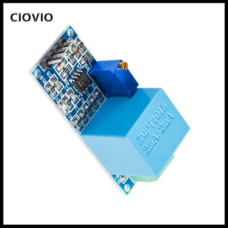 Active Single Phase Voltage Transformer Module AC Output Voltage Sensor for Arduino Mega ZMPT101B 2m