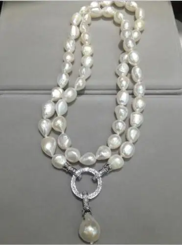 10X10 jewerly free shipping 35 inch Adjustable AAA 10-13 MM real south sea white pearl necklace + pendant
10X10 jewerly free shipping 35 inch Adjustable AAA 10-13 MM real south sea white pearl necklace + pendant