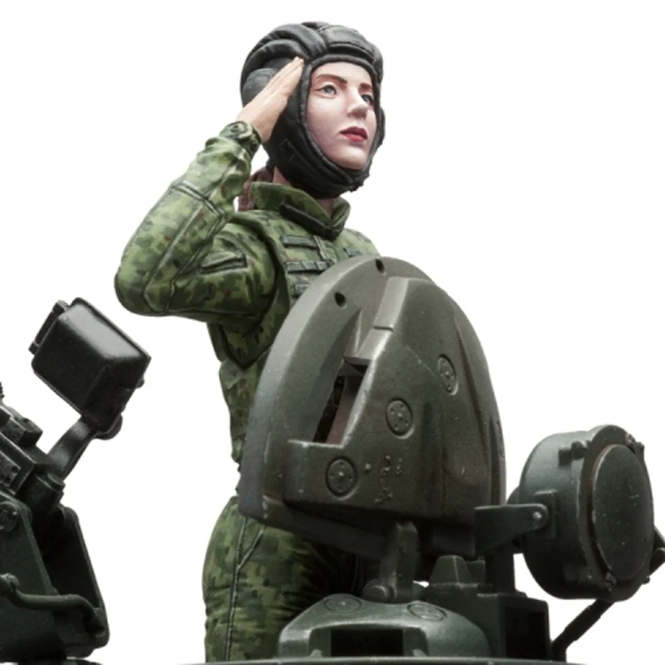 1/16 resin figures model kit Russian female tank commander Unpainted and unassembled 224G
1/16 resin figures model kit Russian female tank commander Unpainted and unassembled 224G