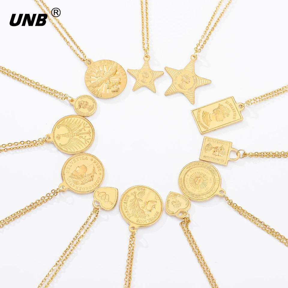 UNB Simple Fashion Punk Style Gold Necklace For Women Jewelry Geometric Element Alloy Necklace Woman Man Necklace Jewelry New
UNB Simple Fashion Punk Style Gold Necklace For Women Jewelry Geometric Element Alloy Necklace Woman Man Necklace Jewelry New
