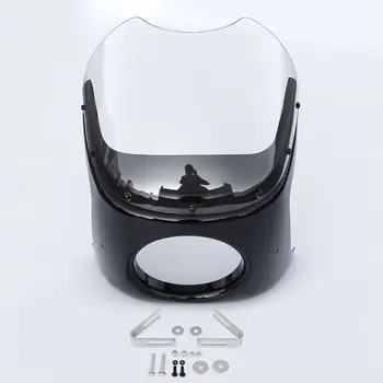 Universal Motorcycle Motorbike Round 7" Cafe Racer Head Light Lamp Fairing W/ Clear/Smoke Windshield Windscreen Wind Deflectors
Universal Motorcycle Motorbike Round 7" Cafe Racer Head Light Lamp Fairing W/ Clear/Smoke Windshield Windscreen Wind Deflectors