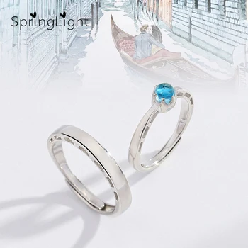 SpringLight Real 925 Sterling Silver Original Designer Fine Jewelry Blue Stone The Bridge Of Sighs Couple Rings for Women Gift
SpringLight Real 925 Sterling Silver Original Designer Fine Jewelry Blue Stone The Bridge Of Sighs Couple Rings for Women Gift