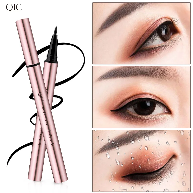 QIC 24H Black Waterproof Liquid Eyeliner Make Up Beauty Comestics Long-lasting Eye Liner Pencil Makeup Tools for eyeshadow
QIC 24H Black Waterproof Liquid Eyeliner Make Up Beauty Comestics Long-lasting Eye Liner Pencil Makeup Tools for eyeshadow