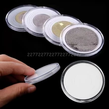 46mm Plastic Coin Holder Capsule Storage Case Collection Display Container Box 10pcs With Pad 5 size rings for choose N01 46mm Plastic Coin Holder Capsule Storage Case Collection Display Container Box 10pcs With Pad 5 size rings for choose N01