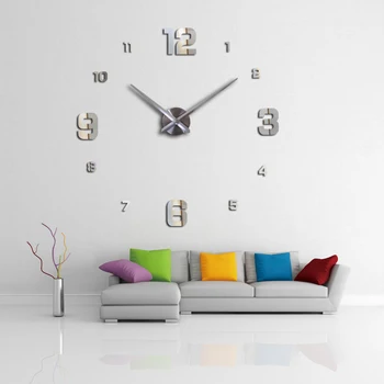 Affordable parity home decoration Balcony/Courtyard wall stickers mirror effect Brief style diy quartz wall clock still life
Affordable parity home decoration Balcony/Courtyard wall stickers mirror effect Brief style diy quartz wall clock still life