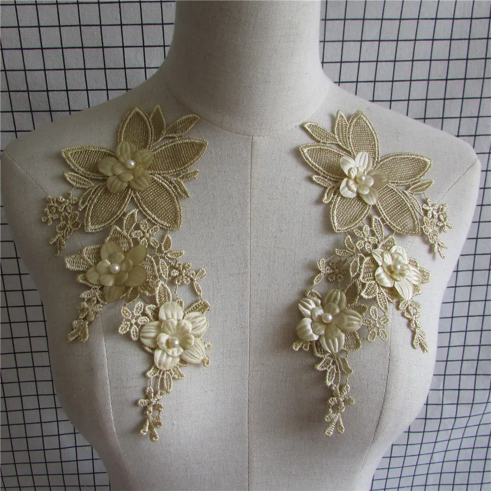 2017 Hot Sale Craft Collar Floral Lace Applique Trim Decorated DIY Lace Neckline Collar Sewing Dress Decor a pair for sale YL558
2017 Hot Sale Craft Collar Floral Lace Applique Trim Decorated DIY Lace Neckline Collar Sewing Dress Decor a pair for sale YL558