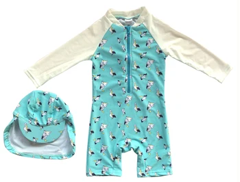 Bonverano(TM) Infant Boys' Sunsuit UPF 50+ UV Protection Swimsuit L/S Front Zipper One Piece Blue White Swimwear Rashguard
Bonverano(TM) Infant Boys' Sunsuit UPF 50+ UV Protection Swimsuit L/S Front Zipper One Piece Blue White Swimwear Rashguard