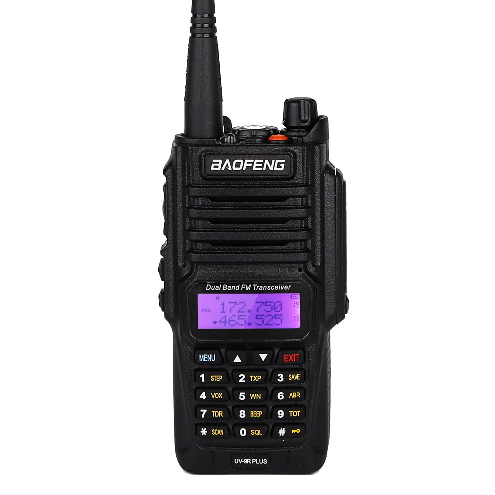 Upgrade Baofeng UV-9R Plus IP67 Waterproof Dual Band 136-174/400-520MHz Walkie Talkie
Upgrade Baofeng UV-9R Plus IP67 Waterproof Dual Band 136-174/400-520MHz Walkie Talkie