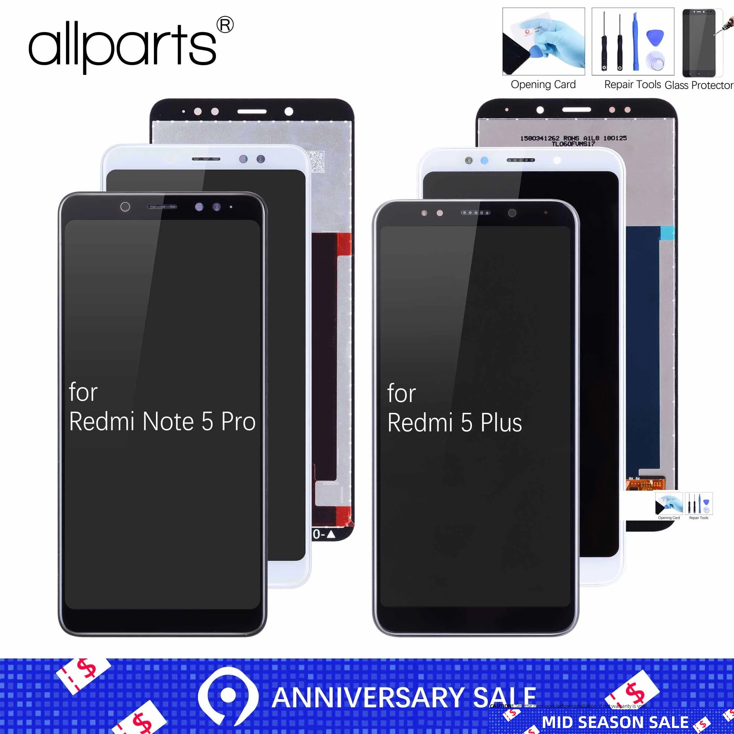 Original LCD For Xiaomi Redmi Note 5 Pro LCD Touch Screen with Frame for Xiaomi Redmi Note 5 Pro Display Note 5 Plus Prime
Original LCD For Xiaomi Redmi Note 5 Pro LCD Touch Screen with Frame for Xiaomi Redmi Note 5 Pro Display Note 5 Plus Prime