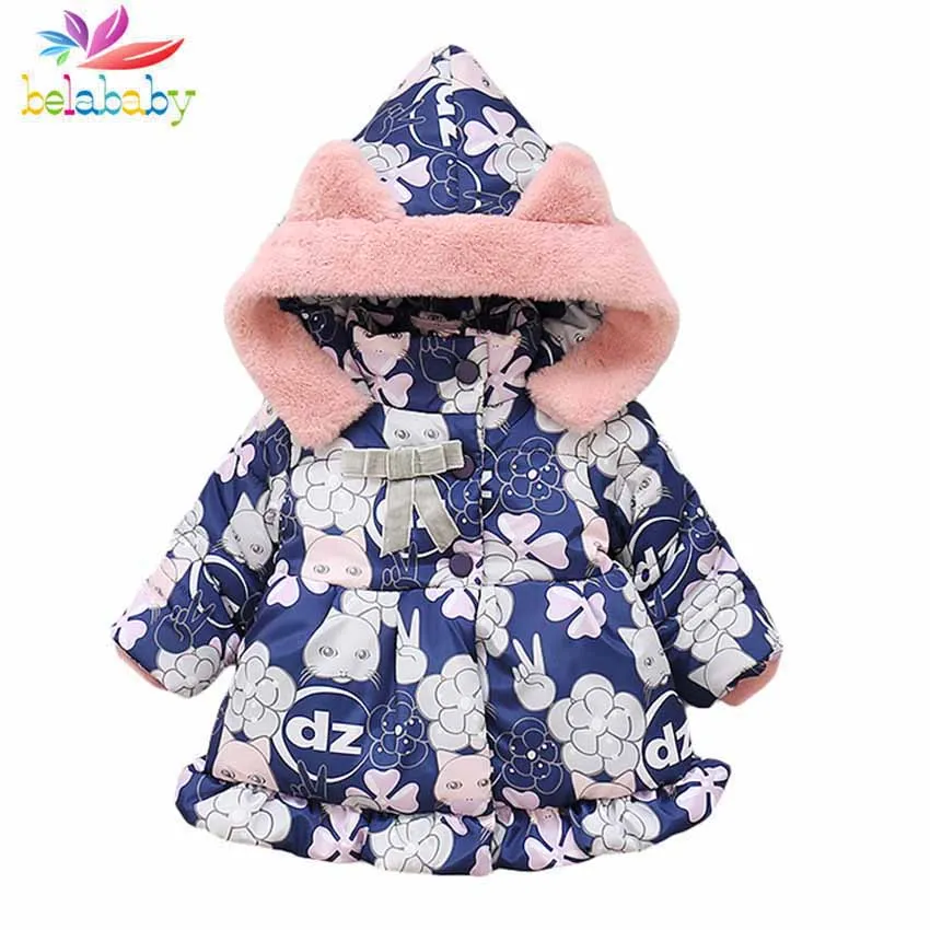 Belababy Winter Baby Girls Coats Jackets Infants Outerwear Cotton Hooded Children Winter Costume Down Jackets Kids Warm Clothing
Belababy Winter Baby Girls Coats Jackets Infants Outerwear Cotton Hooded Children Winter Costume Down Jackets Kids Warm Clothing