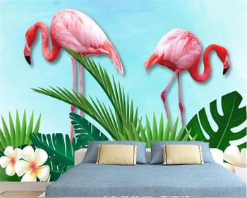 beibehang wallpaper for walls 3 d Modern minimalist hand painted tropical plant flamingo television background photo wallpaper
beibehang wallpaper for walls 3 d Modern minimalist hand painted tropical plant flamingo television background photo wallpaper