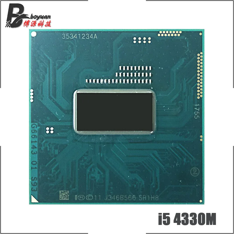Процессор Intel Core i5 4330M SR1H8 2 8 ГГц двухъядерный четырехъядерный процессор 3 м 37 Вт G3 /