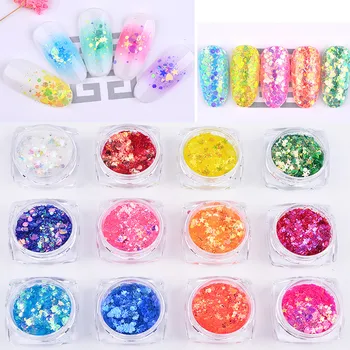 Mermaid Sequins Fish Scale Nail Art Nails Iridescent Love Star Moon Paillette Glitter Round Jelly 12 Colors Box Aurora Confetti
Mermaid Sequins Fish Scale Nail Art Nails Iridescent Love Star Moon Paillette Glitter Round Jelly 12 Colors Box Aurora Confetti