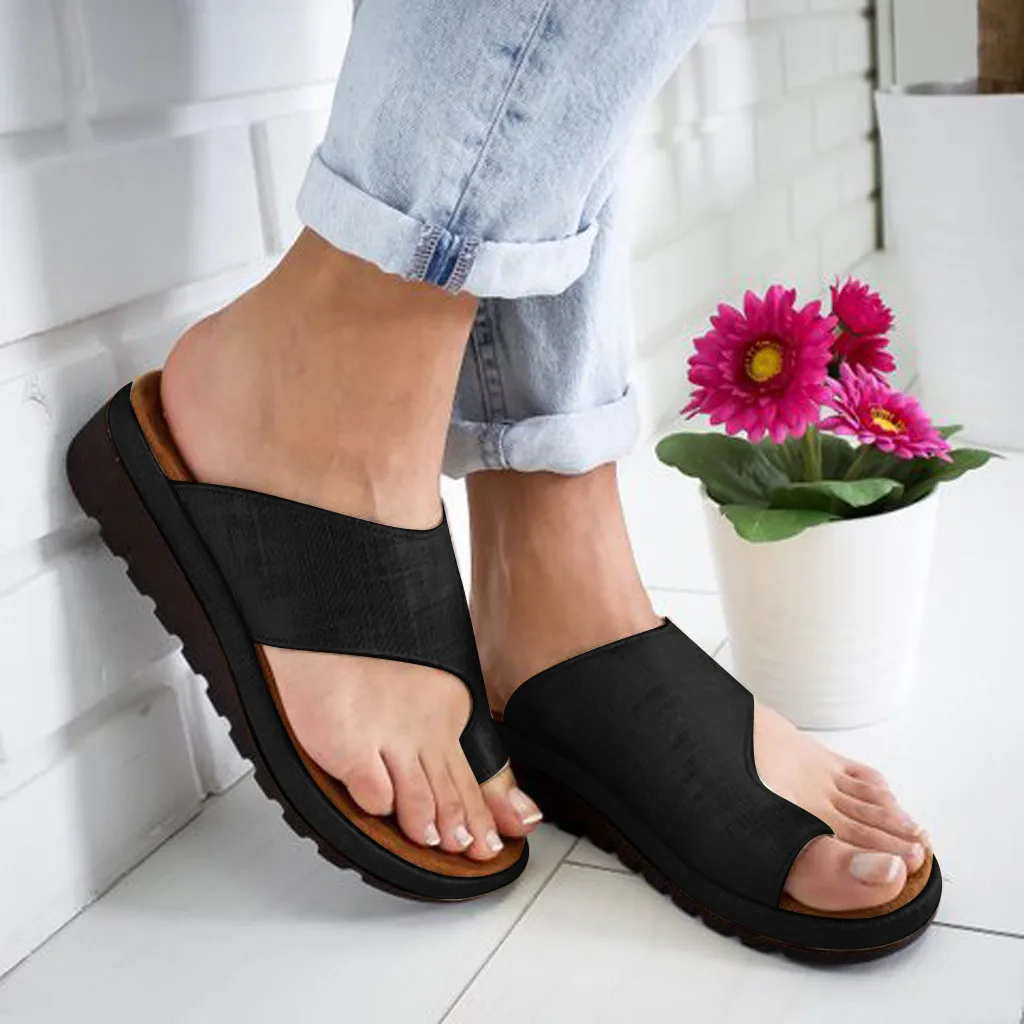 Sandals Women Ladies Summer Toe Cover Strap Solid Flat Slippers Beach Sandals Roman Shoes Orthopedic Bunion Corrector #P
Sandals Women Ladies Summer Toe Cover Strap Solid Flat Slippers Beach Sandals Roman Shoes Orthopedic Bunion Corrector #P
