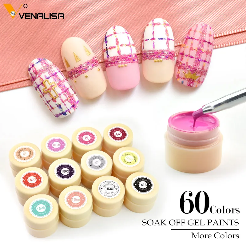 180 Color Venalisa Professional Nail Art Design 5ml UV LED Soak Off Paint Gel Ink UV Gel Color Gel Nail Polish lacquer Varnish
180 Color Venalisa Professional Nail Art Design 5ml UV LED Soak Off Paint Gel Ink UV Gel Color Gel Nail Polish lacquer Varnish