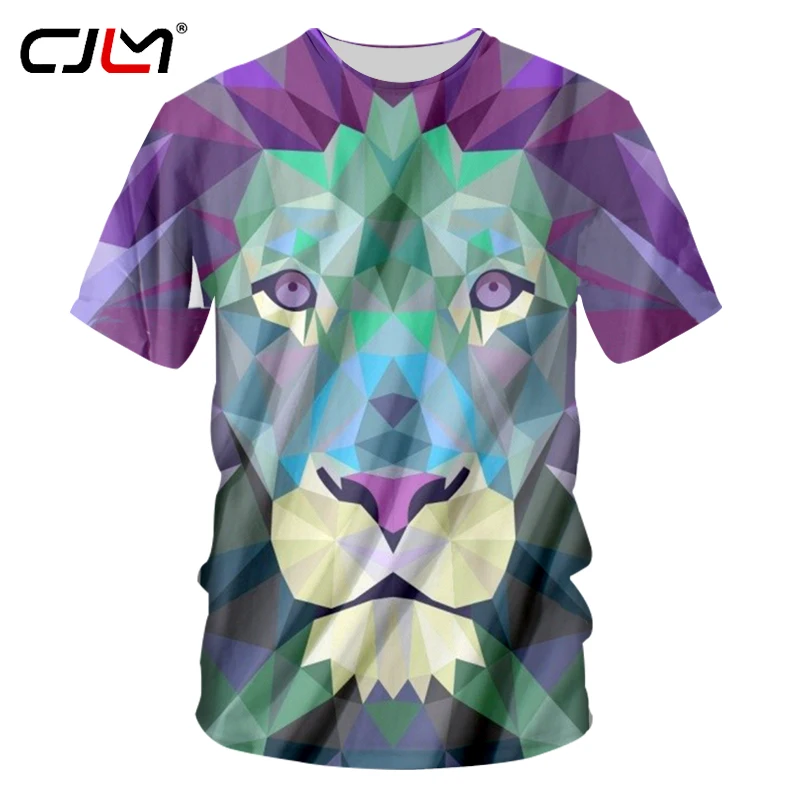 CJLM Casual Tshirts New Harajuku Men Cool 3D Print Color Geometric Lion T-Shirt Fitness Clothes Male O Neck Tees Summer Unisex
CJLM Casual Tshirts New Harajuku Men Cool 3D Print Color Geometric Lion T-Shirt Fitness Clothes Male O Neck Tees Summer Unisex