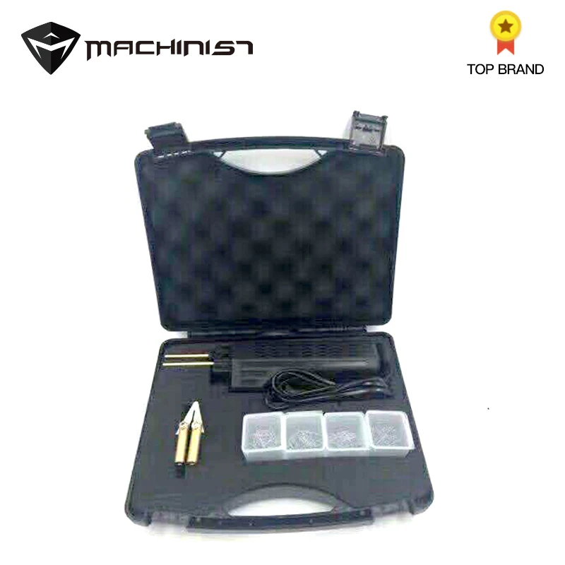 1SET Auto Bumper Repair Tool Set Sheet Metal Tools Set With 4 Bag Welded Nails Car Bumps Maintain Repair Kit Portable
1SET Auto Bumper Repair Tool Set Sheet Metal Tools Set With 4 Bag Welded Nails Car Bumps Maintain Repair Kit Portable