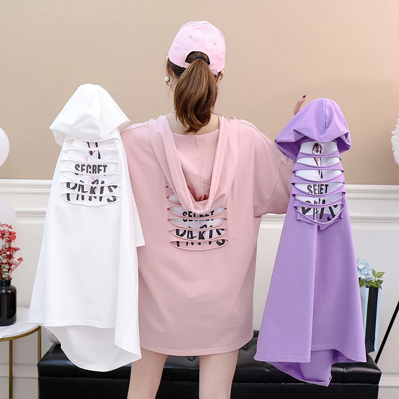 Loose personality printing summer new Harajuku short-sleeved fashion casual large size women's T-shirt tops
Loose personality printing summer new Harajuku short-sleeved fashion casual large size women's T-shirt tops