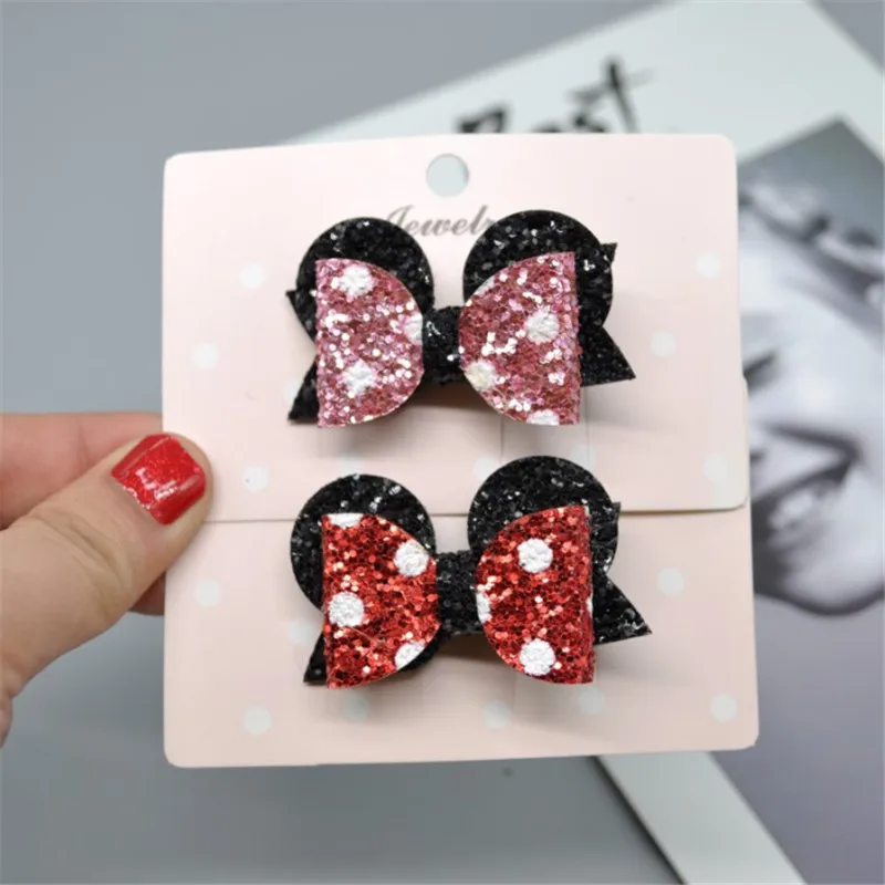 10pcs/lot Glitter Bowknot Hairpin Children Cartoon Ear Hair Accessories Polka Dot Hair Bow Decorative Headdress
10pcs/lot Glitter Bowknot Hairpin Children Cartoon Ear Hair Accessories Polka Dot Hair Bow Decorative Headdress