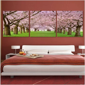 Hand painted canvas Triptych oil paintings vintage home decor wall pictures for living room painting by numbers Cherry Road H510
Hand painted canvas Triptych oil paintings vintage home decor wall pictures for living room painting by numbers Cherry Road H510