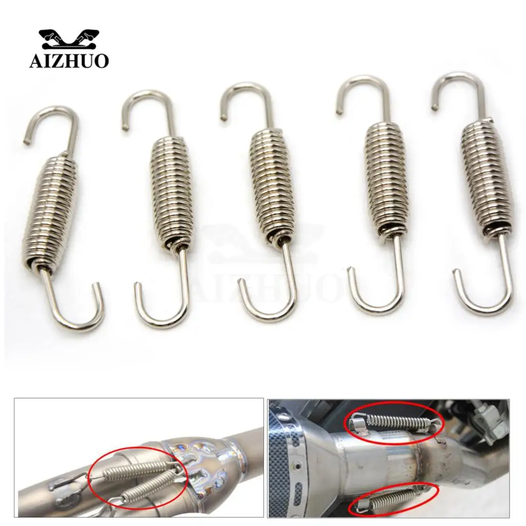 Motorcycle Modified Exhaust Pipe Spring Mounting Springs FOR yamaha r6 r3 mt 07 fz6 r1 fz1 r15 mt 09 xj6 ybr 125 mt 03
Motorcycle Modified Exhaust Pipe Spring Mounting Springs FOR yamaha r6 r3 mt 07 fz6 r1 fz1 r15 mt 09 xj6 ybr 125 mt 03