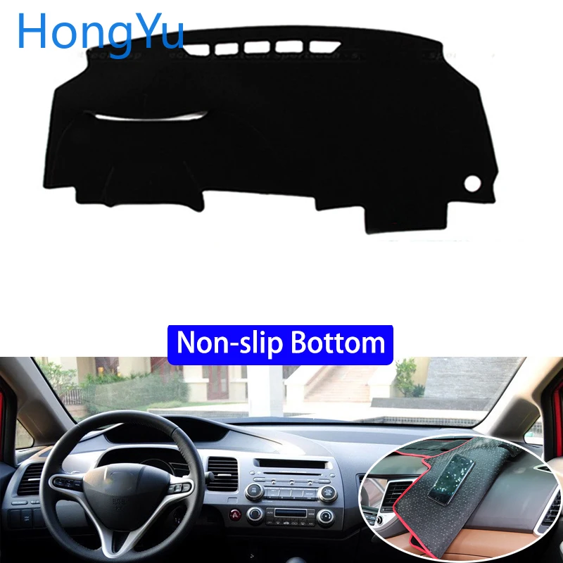 For Honda civic 2006 - 2011 Car Styling Non-Slip Bottom Covers Dashmat Dash Mat Sun Shade Dashboard Cover Capter
For Honda civic 2006 - 2011 Car Styling Non-Slip Bottom Covers Dashmat Dash Mat Sun Shade Dashboard Cover Capter