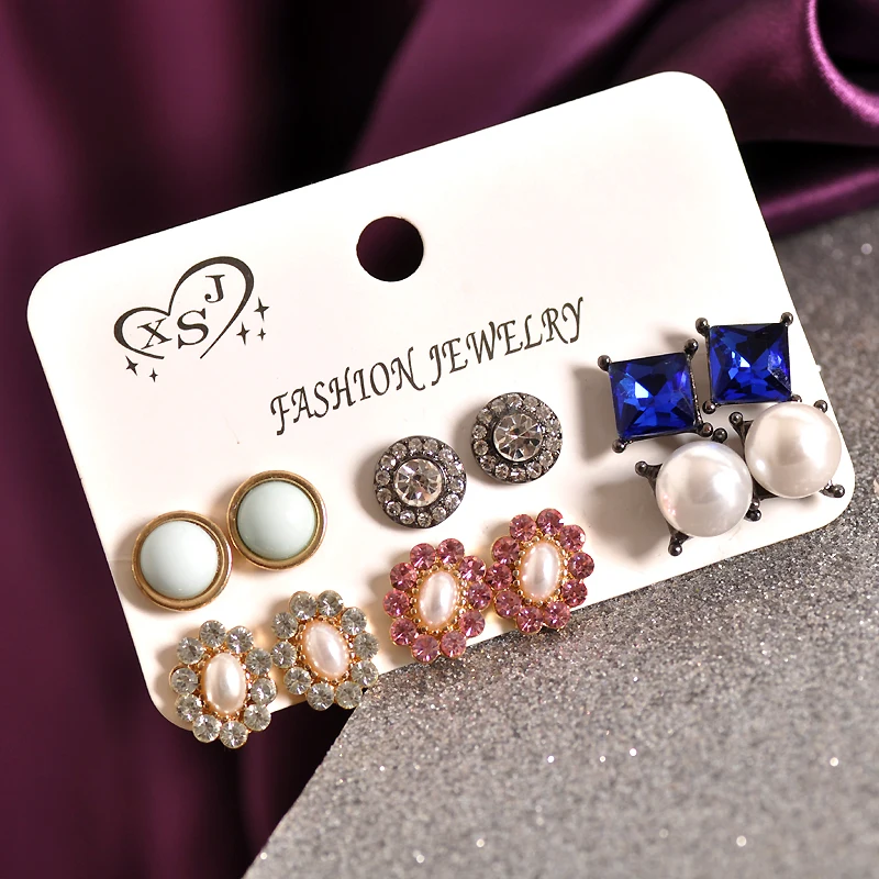 Fashionable gorgeous women's jewelry girl birthday party beautiful white powder blue ear nail pearl suit earring agent shipping
Fashionable gorgeous women's jewelry girl birthday party beautiful white powder blue ear nail pearl suit earring agent shipping