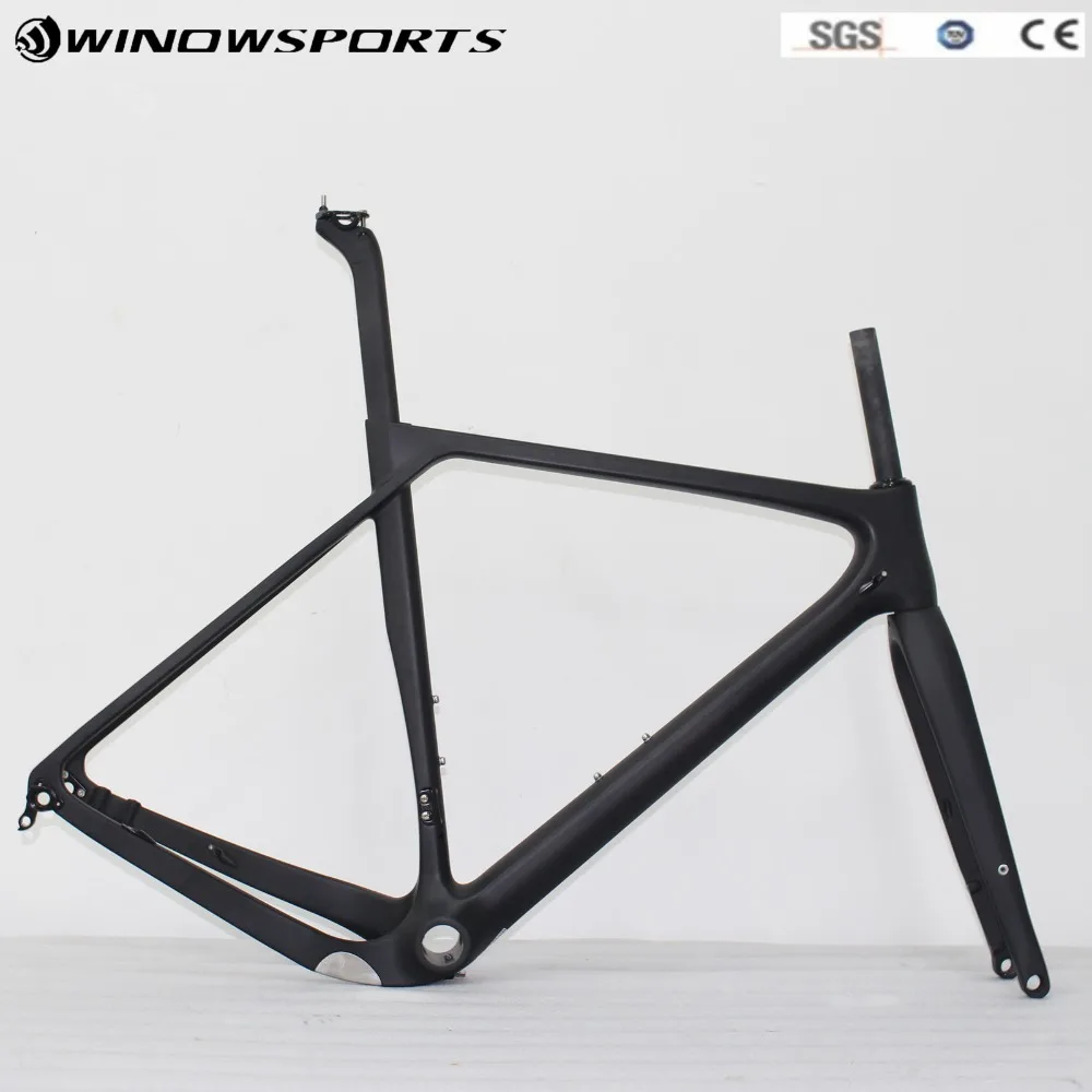 Newest Gravel Bike Frame Full Carbon Bike Frame, Gravel Carbon Bicycle Frame, Cyclocross Disc Frame With Thru Axle/QR
Newest Gravel Bike Frame Full Carbon Bike Frame, Gravel Carbon Bicycle Frame, Cyclocross Disc Frame With Thru Axle/QR