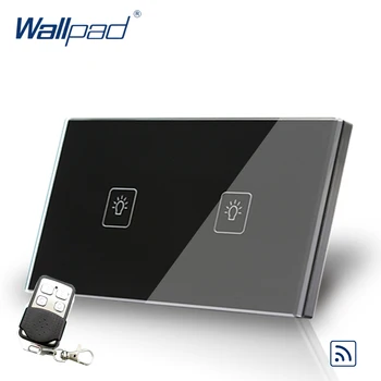 2 Gang 1 Way Remote Switch 118*72mm AU USA Standard Wallpad Black Crystal Glass Remote Touch Switch 2 Gang Free Shipping
2 Gang 1 Way Remote Switch 118*72mm AU USA Standard Wallpad Black Crystal Glass Remote Touch Switch 2 Gang Free Shipping