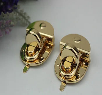 6pcs/lot Pale golden DIY high-grade lock packets twist lock bag lock mortise lock
6pcs/lot Pale golden DIY high-grade lock packets twist lock bag lock mortise lock